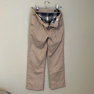 Vineyard Vines Boys 18, Flannel lined chinos in khaki